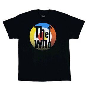 The Who Shirt Mens XL Black MOVING ON TOUR 2019 Concert Band Rock Graphic Tee